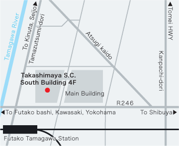 Ten-i muhou Tamagawa Store MAP