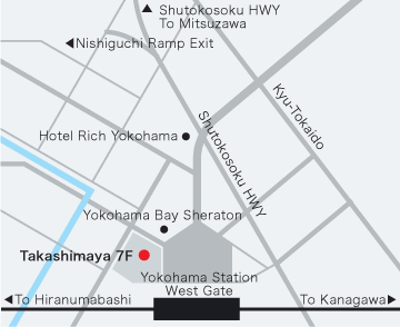 Ten-i muhou Yokohama Store MAP